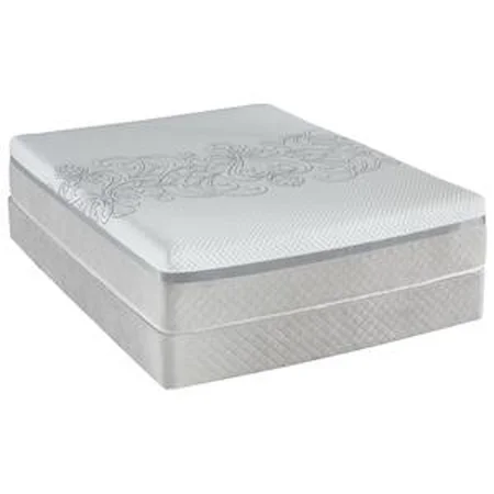Queen Plush Tight Top Mattress and Foundation